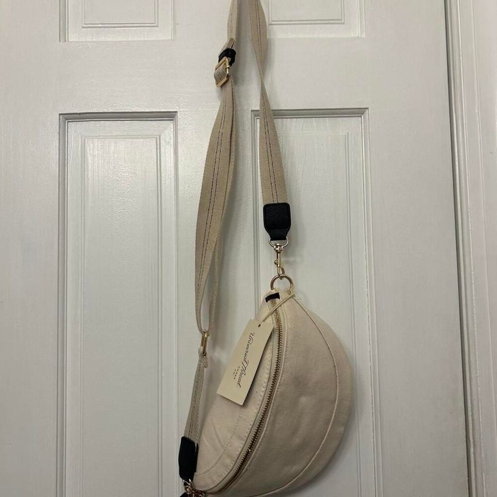 Target Women's Cream and White Bag